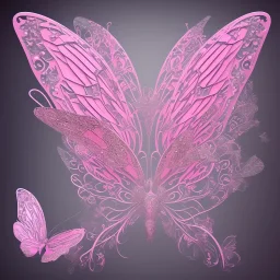 pink butterfly