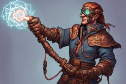 a kolbold artificer from d&d who uses Tesla coils as weapons