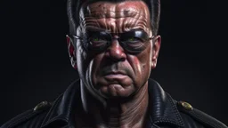 Realistic 4K terminator portrait