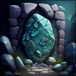 fantasy stone background for card
