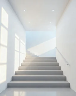 Minimalist Staircase, Generative AI