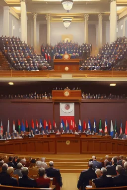 To governors having a speech in april painting