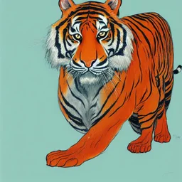 tiger by james jean]