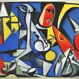 starships in space by picasso and fernand leger