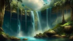 waterfall Surrealism