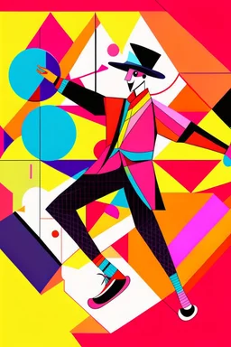 SHAPES SUBLIMINAL CARTOON DANCING STYLE OF HIROKU OGAI