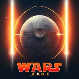 logo with only the letters 'STAR WARS', atmospheric, intricate, epic fantasy, ornate, 3D, cinematic lightning