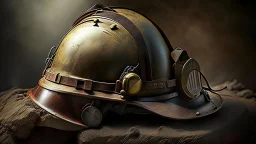 Carry with engineer's helmet