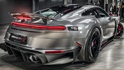 Bugatti Veyron BRABUS ROCKET, rear view, desktop wallpaper, 4K, Cinematic