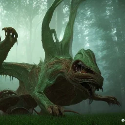 Carnivore creature, alien planet, 8k resolution, unreal engine 5, ultra detailed