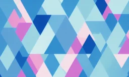 triangles technologie blue pink minimalist