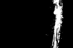 an inky texture creeping from one corner to the opposite, white on black vector