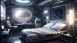 sci fi space bedroom cozy