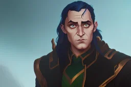 Portrait of Loki by Jake Bartok