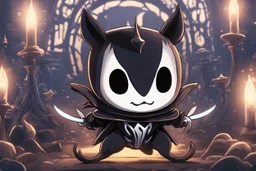 Chibi Hollow knight venom in 8k solo leveling shadow artstyle, in the style of fairy academia, hollow knight them, mask, close picture, neon lights, intricate details, highly detailed, high details, detailed portrait, masterpiece,ultra detailed, ultra quality