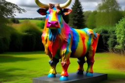 full,colour 3-d,highland cow