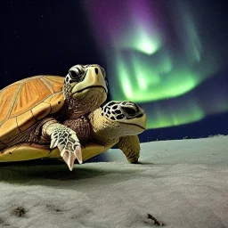 turtle and aurora