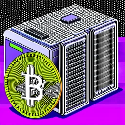 ASIC bitcoin miner and ASIC mining farm. Bitcoin