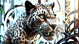 Huge sabre-toothed cat in the jungle with intricately detailed face, professional photography, bokeh, a breathtaking background cinematic side light, wide shot shot on dslr 64 megapixels sharp focus, canon lens, Hyperrealistic, concept art, 16k resolution