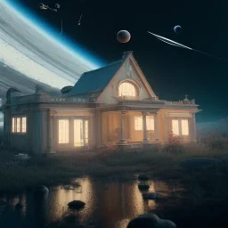 Designing a dream house in outer space could be a fun and rewarding project, and one that allows you to think outside the box and come up with creative solutions to the challenges that come with living in a space environment.