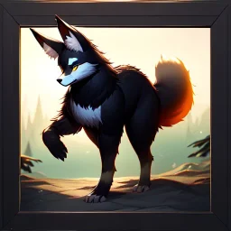 a fox fursona, darker colors, master quality, backlighting, soft lights, full body portrait, in frame, 8k, perfectly drawn face, well drawn, realistic, humanoid, furry, digitigrade legs, fur, female, anthropomorphic, skiny