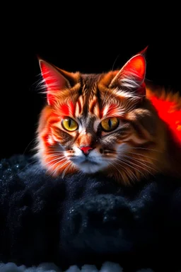 cat in fire and ice