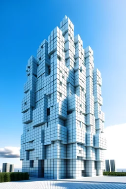 Edificio arquitectónico impresionante con cubos