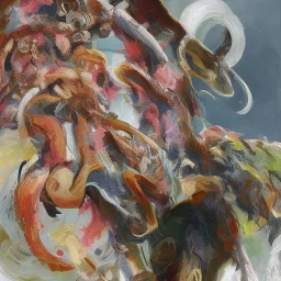 full body show beautiful woman on royal hall. Oil on canvas. Intricate. Illustration painting by Mandy Jurgens