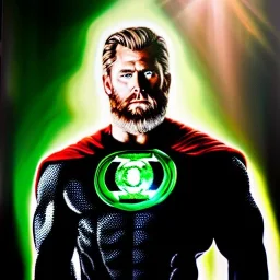 Ultra detailed fullbody Portrait in oil on canvas of Thor merges with Green Lantern ,extremely detailed digital painting, extremely detailed face,crystal clear Big eyes, mystical colors ,perfectly centered image, perfect composition, rim light, beautiful lighting,masterpiece,8k, stunning scene, raytracing, anatomically correct, in the style of robert e howard and Ken Kelley and Ohrai Noriyoshi and Simon Bisley and tomzj1