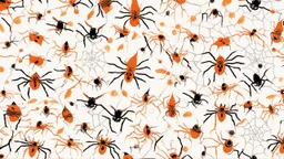 many creepy crawly halloween creatures spiders webs colorful creatures of every kind