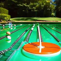 Maximum break on the green pool!