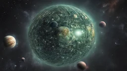 matrix universe, space, planets