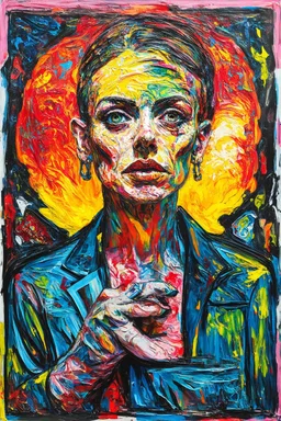a mindset of infinite possibilities; lowbrow neo-expressionism
