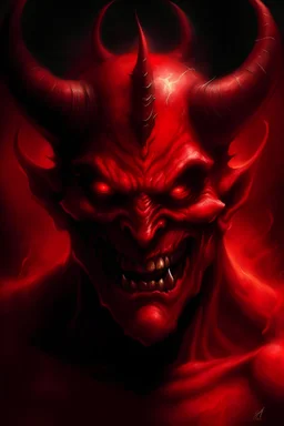 Satan the devil in his true form