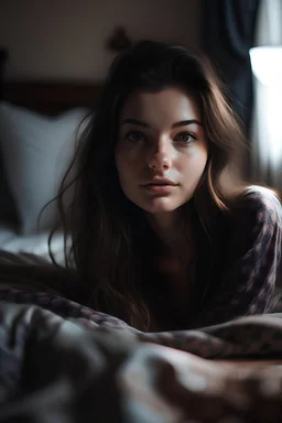 girl in bed