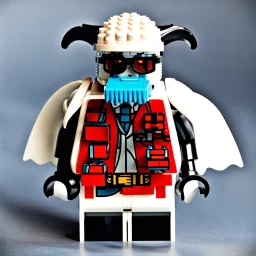 picture of a lego minifigure Epidemiologist Yeti, (2020), professional photograph, clever