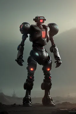 dark armor robot ai soldier mech dystopian scary gladiator predator monster