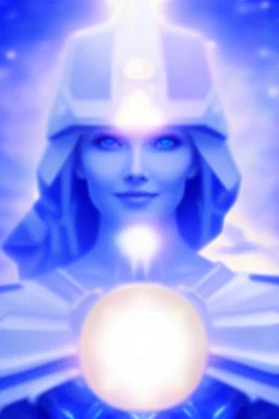 cosmic woman smile, admiral from the future, one fine whole face, crystalline skin, expressive blue eyes,rainbow, smiling lips, very nice smile, costume pleiadian, Beautiful tall woman pleiadian Galactic commander, ship, perfect datailed golden galactic suit, high rank, long blond hair, hand whit five perfect detailed finger, amazing big blue eyes, smilling mouth, high drfinition lips, cosmic happiness, bright colors, blue, pink, gold, jewels, realist, high commander