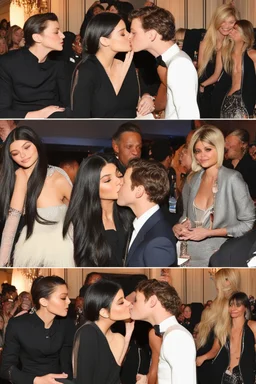 tom holland kissing kylie jenner