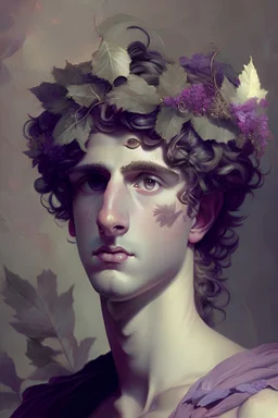 Dionysus as a pretty young man