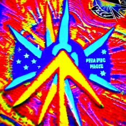 PEACE electric guitar PEACE psychedelic hippie trippy acid LSD PEACE GUITAR peacesign HIPPIE FLAG JIMI HENDRIX