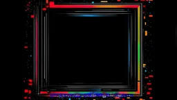 frame. Pixelate. noise effect