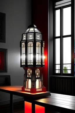 gaming table lamp inspired by palace, modern design,