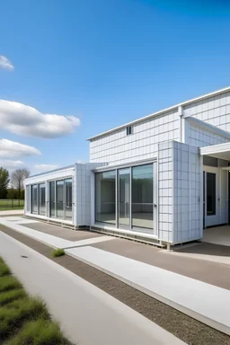 A veterinary clinic buildings with advanced technologies