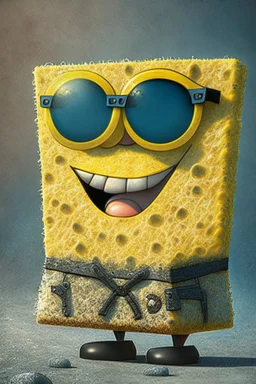 criminal spongebob wearing sunglasses