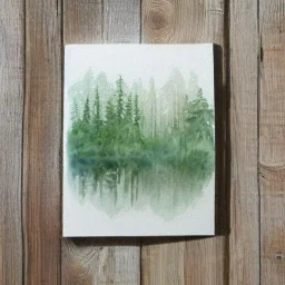 exquisite whimsical woodland watercolor, delicate, cute, adorable, linen and wood backdrop