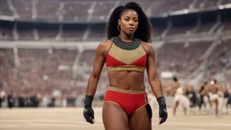 [american gladiator] Blaze. Sha-ri Pendleton in the coliseum (Rome AD 80)