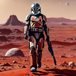 Mandalorian on Mars.