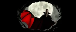 dracula seen the a key hole