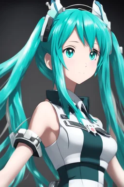 hatsune miku but it is kantai collection